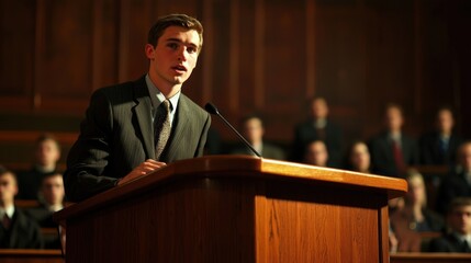 A student's lack of preparation becomes a hinderer during their presentation, affecting their ability to communicate effectively