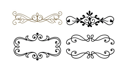 black and white frames with pattern