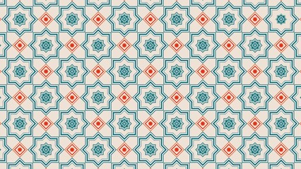 Elegant Islamic Geometric Pattern, perfect for elegant and modern visuals as wallpaper or background design