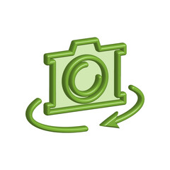 Camera icon design template
