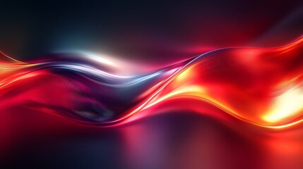 Obraz premium Abstract Red and Blue Liquid Wave Art Background