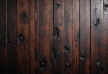 Fototapeta premium Closeup of dark wood texture