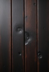 Obraz premium Closeup of dark wood texture