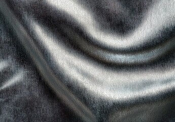 Silver texture abstract background with gain noise text