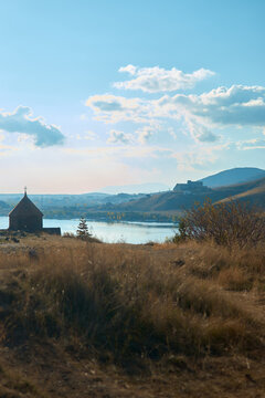 Sevanavank, a  monastery on Lake Sevan, Armenia