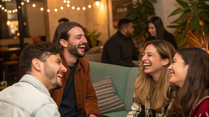Obraz premium Happy Friends. 