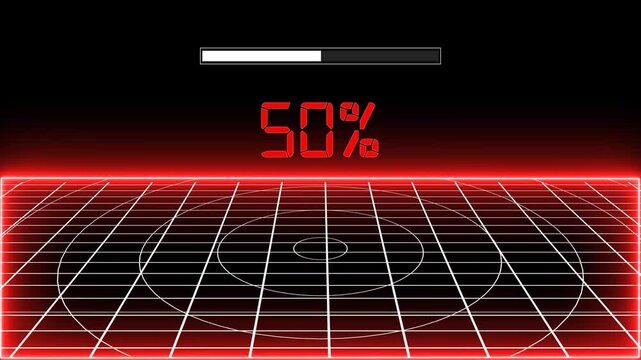 Loading bar and loading, loading icon animation .  Uploading files downloading, countdown and  percentage