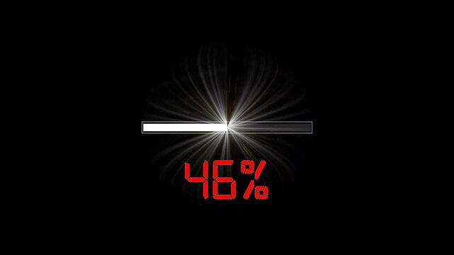 Loading bar and loading, loading icon animation .  Uploading files downloading, countdown and  percentage