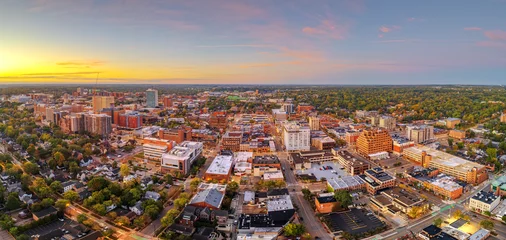 Ann Arbor, Michigan, USA Downtown Panorama