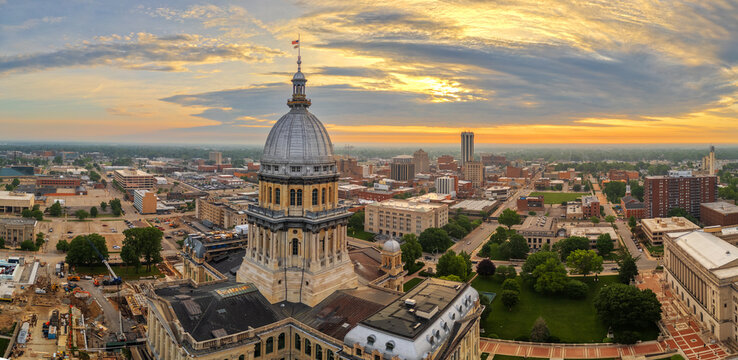 Fototapeta Springfield, Illinois, USA