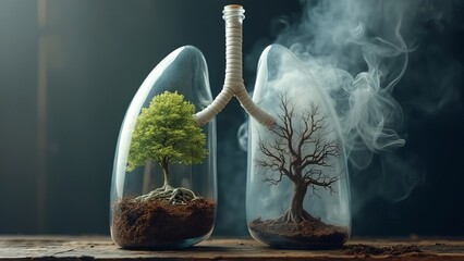 World No Tobacco Day facebook post design.