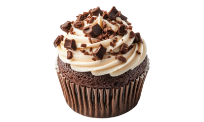 Cupcake isolated on transparent background