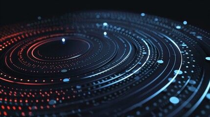 Abstract Circular Data Visualization