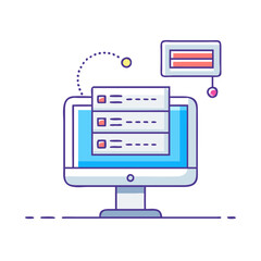 virtual machine icon, virtual machine vector illustration-simple illustration of virtual machine, perfect for virtual machine logos and icons