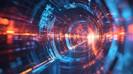 Obraz premium Quantum computing advancements in tech labs lead to innovative breakthroughs in technology