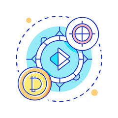 dao icon, dao vector illustration-simple illustration of dao, perfect for dao logos and icons