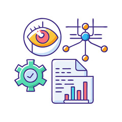 data ethics icon, data ethics vector illustration-simple illustration of data ethics, perfect for data ethics logos and icons