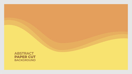 Obraz premium Vector 3D abstract background and paper cut shapes