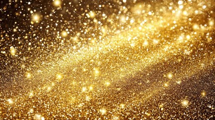 Obraz premium Golden Glitter Sparkle Background Texture