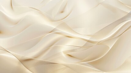 Obraz premium Cream-Colored Fabric Drape Texture