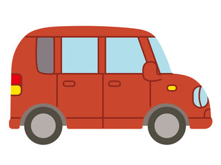 シンプルな車のベクターイラスト