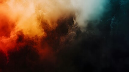 Abstract Colorful Smoke Swirls Creating Vibrant Background Effects