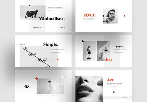 Aesthetic Presentation Layouts With Minimal Style