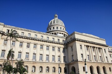 Capitolio building in Havana, Cuba