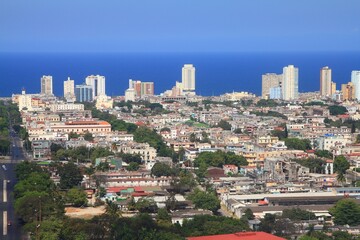 Naklejka premium Vedado in Havana, Cuba