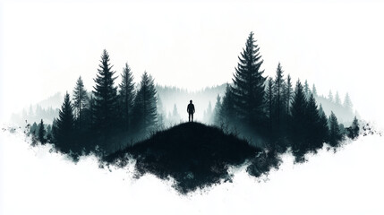 Fototapeta premium Black forest