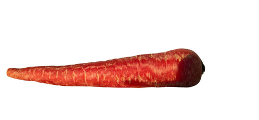 Fresh Red Carrot PNG Isolated On White Background