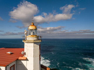 Faro de Punta Candieira en Cedeira A Coruña Galicia