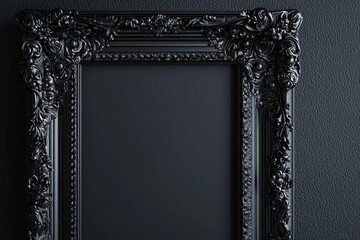 Impactful advertising layouts using sophisticated black 3D frame.