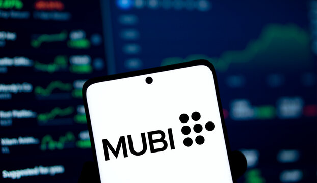 Dhaka, Bangladesh- 4 Jan 2025: MUBI logo is displayed on smartphone. Mubi is a video streaming platform.