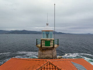 Faro Monte Louro en Punta Queixal de Muros, Galicia