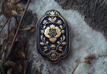 Soft Enamel Pin Mockup