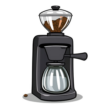 recommend clip art: Coffee Grinder Clipart Illustration
