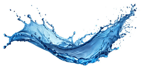 Obraz premium water splash isolated on white background