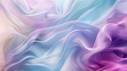 Obraz premium Abstract Silk Fabric with Colorful Gradient