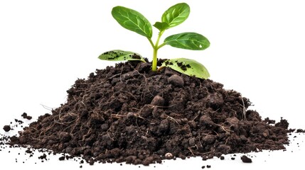 Small Sprout Emerging From Soil