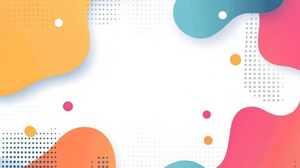 White background with minimalistic shapes, vector illustration, flat design, smooth lines, elegant curves, soft lighting, high resolution, 