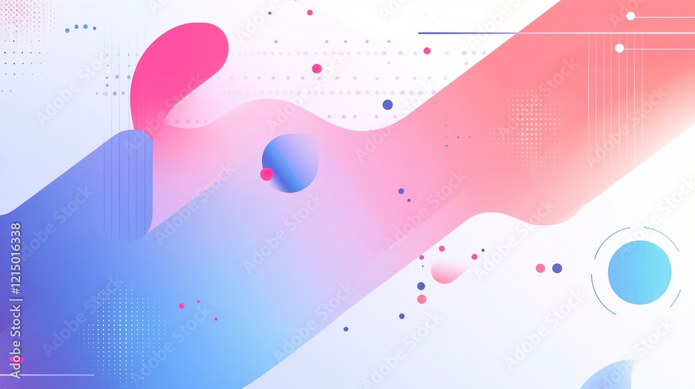 Wall mural white background with soft shapes and gradients, creating an elegant abstract design for presentatio