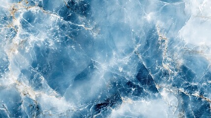 Abstract blue marble texture background with natural stone pattern, elegant design
