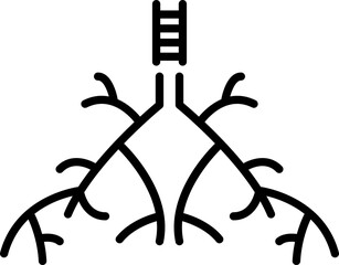 Bronchi Icon