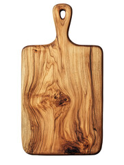 Isolated Olive Wood Cutting Board