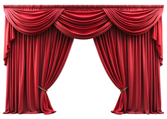 red theater curtain