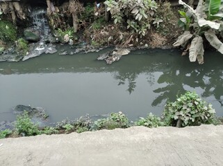Water soil and environment pollution natural disaster