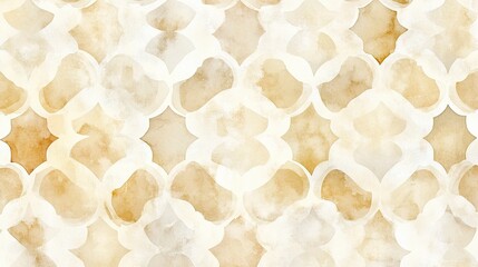 Light beige watercolor Moroccan pattern background, vector illustration, seamless --ar 16:9 --v 6.1 Job ID: 2cb2b7ff-6c46-43b8-8296-b6f25f725828