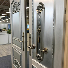 Obraz premium A door lock is a mechanical or electronic device used to secure doors,