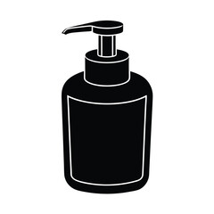 a soap dispenser vector silhouette
